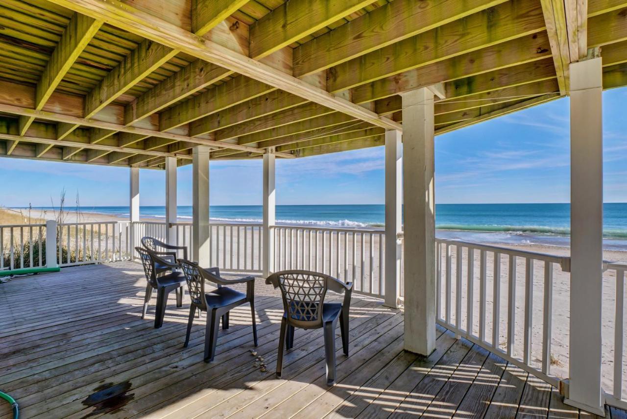 Villa 4194 Island Drive - Oceanfront, Community Pool à North Topsail Beach Extérieur photo