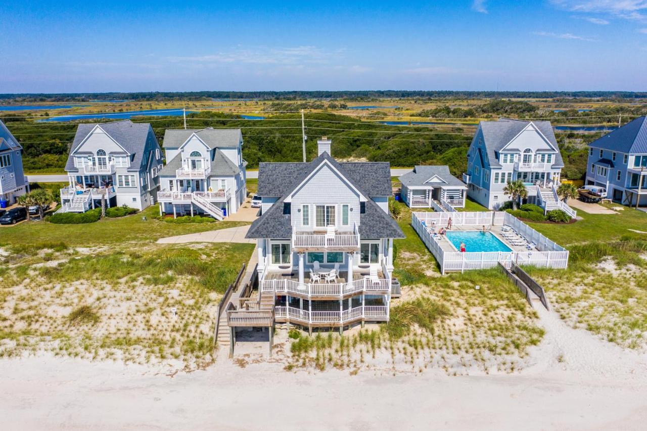 Villa 4194 Island Drive - Oceanfront, Community Pool à North Topsail Beach Extérieur photo