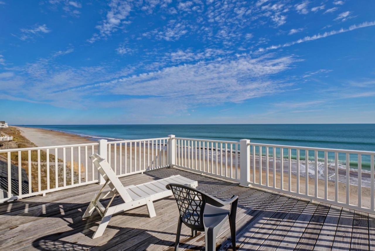 Villa 4194 Island Drive - Oceanfront, Community Pool à North Topsail Beach Extérieur photo