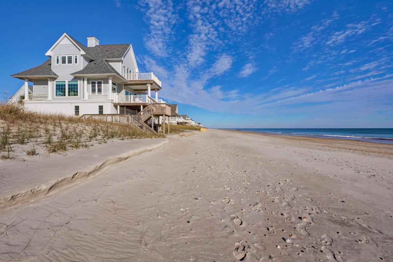 Villa 4194 Island Drive - Oceanfront, Community Pool à North Topsail Beach Extérieur photo